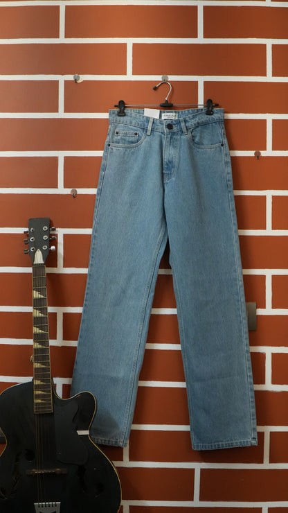 Light Blue Semi-Baggy Jeans