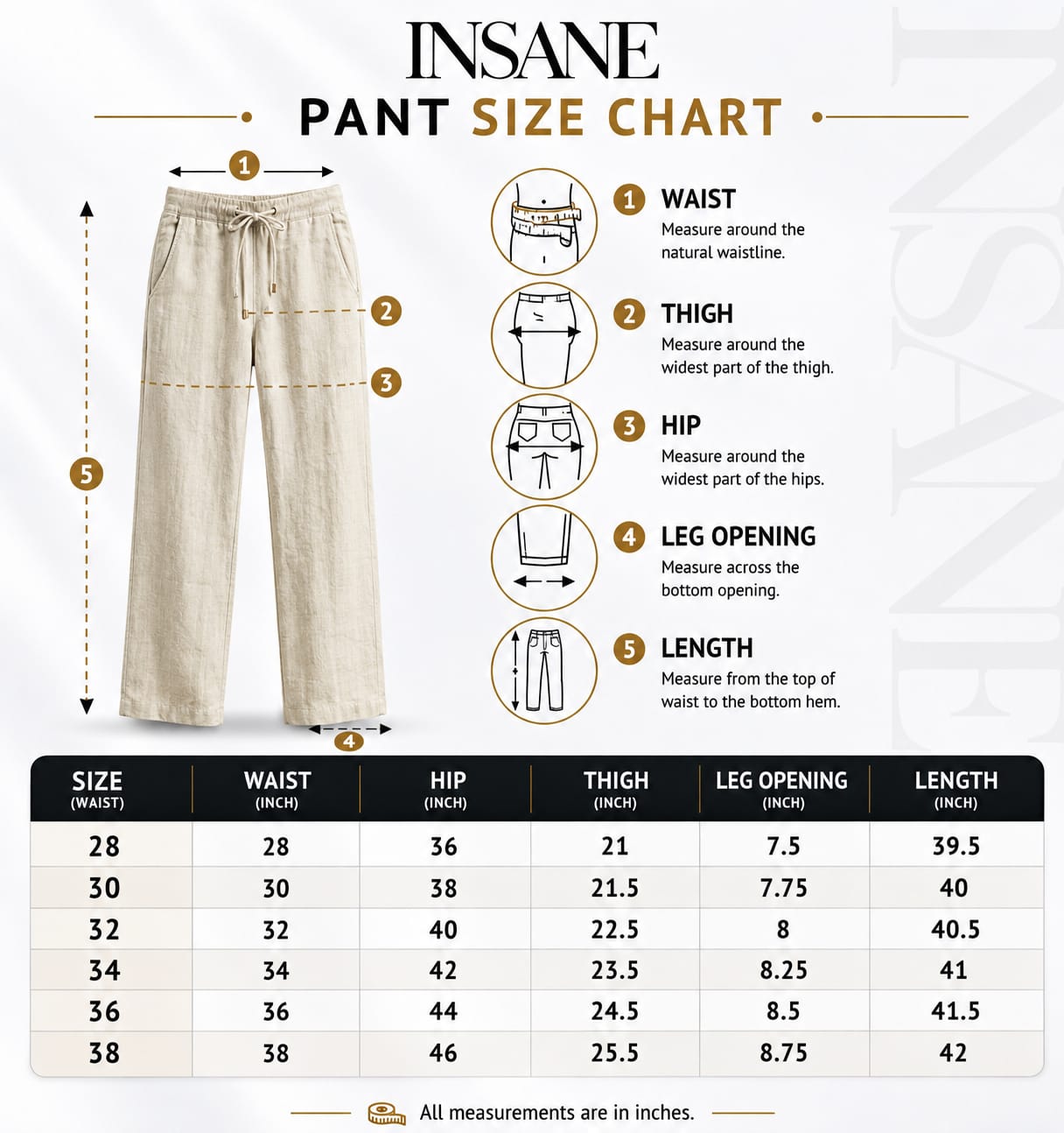 Black Relaxed Linen Pants